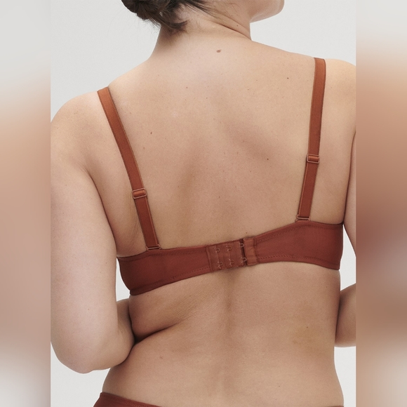Simone Pérèle Paris - Singuliere Full Coverage Plunge Bra - Sienna - 34C - Picture 6 of 6